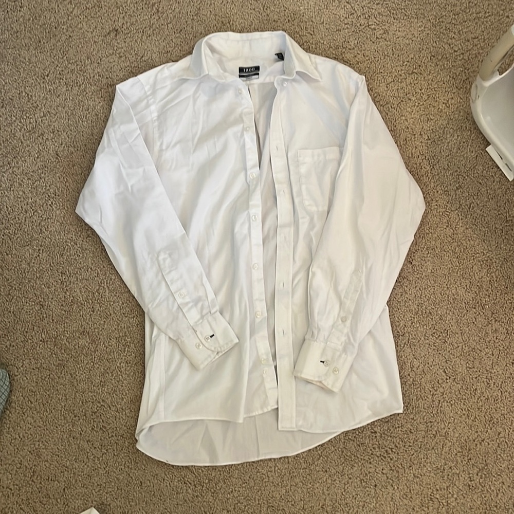 white button up